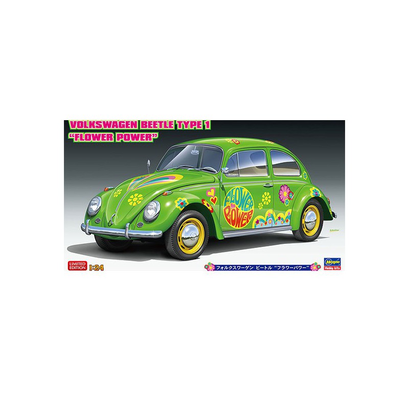 Beetle Flower Power 1/24 plastic car cover | Scientific-MHD