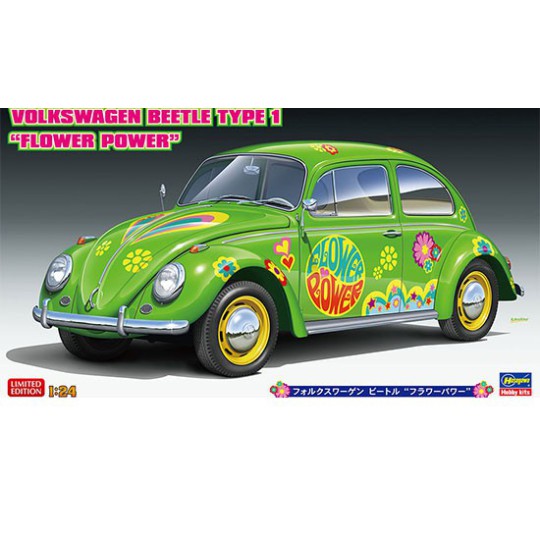 Beetle Flower Power 1/24 plastic car cover Beetle Flower Power 1/24 plastic car cover | Scientific-MHD