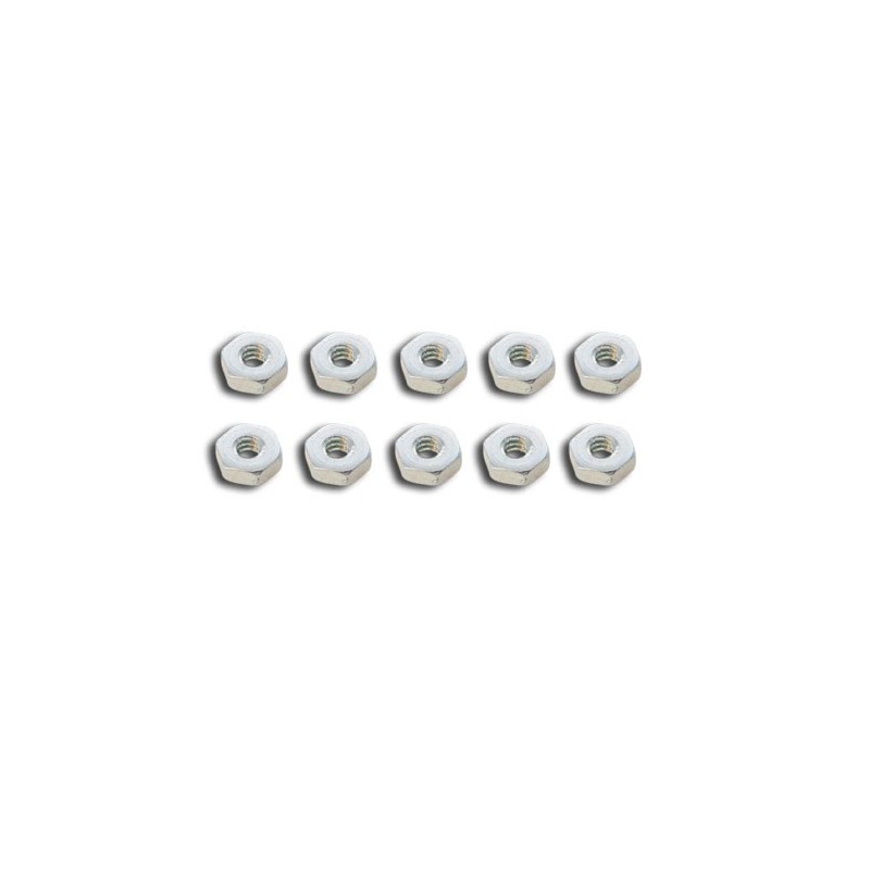 Steel nuts M1.6 (10 pcs) | Scientific-MHD