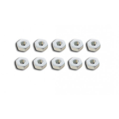 Steel nuts M1.6 (10 pcs) | Scientific-MHD