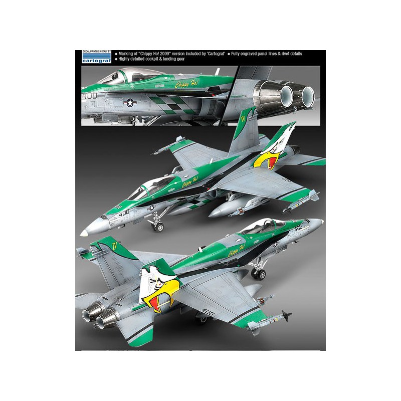 Plastic plane model F/A-18C Chippy Ho! 20091/72 | Scientific-MHD