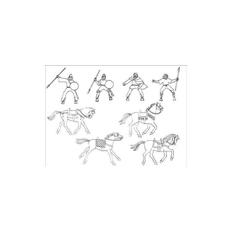 Figurine el cid spanishcavalry1/72 | Scientific-MHD