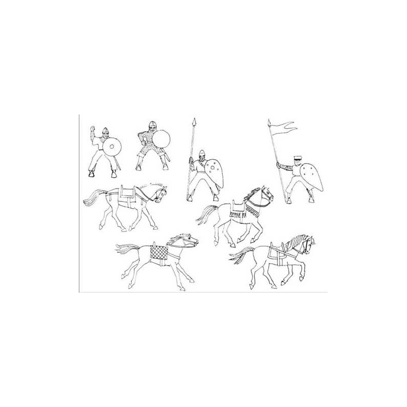 Figurine el cid spanish cavalry 1/72 | Scientific-MHD