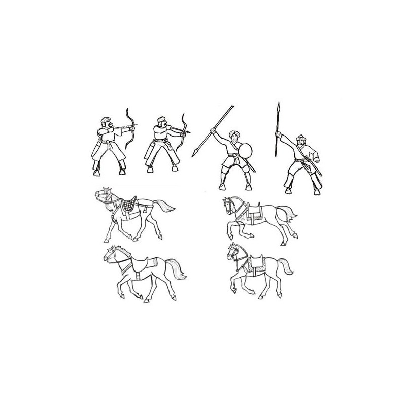 Andalusian light cavalry figurine1/72 | Scientific-MHD