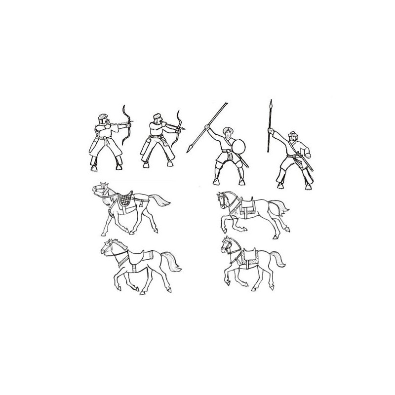 Andalusian light cavalry figurine1/72 | Scientific-MHD
