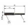 Embedded accessory M2 to be solders (8 pcs) tips | Scientific-MHD