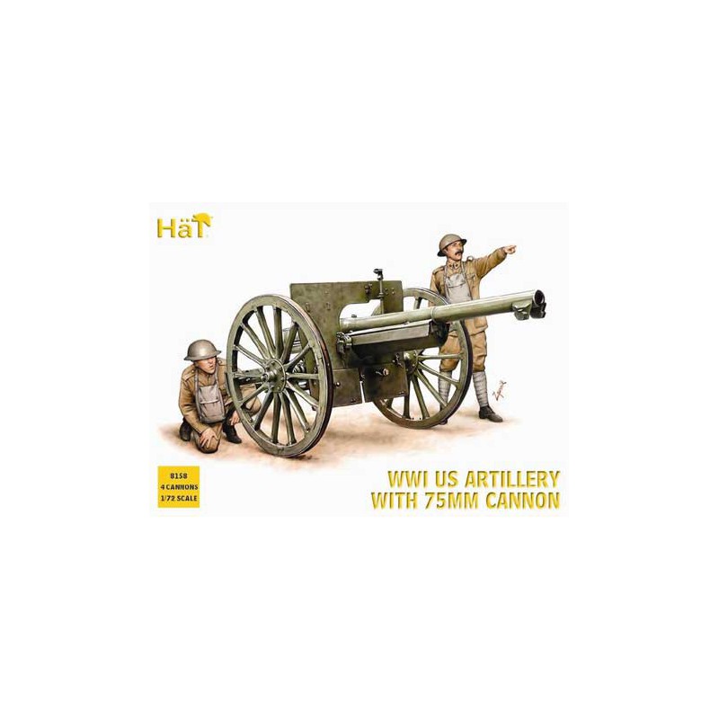 Canon US figurine wwi 75mm1/72 | Scientific-MHD