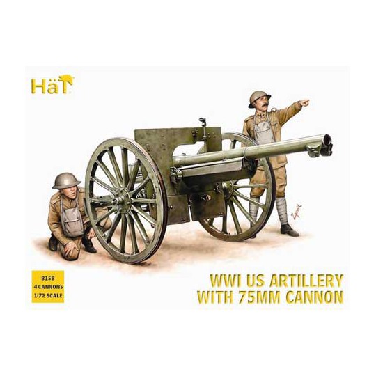 Canon US figurine wwi 75mm1/72 | Scientific-MHD