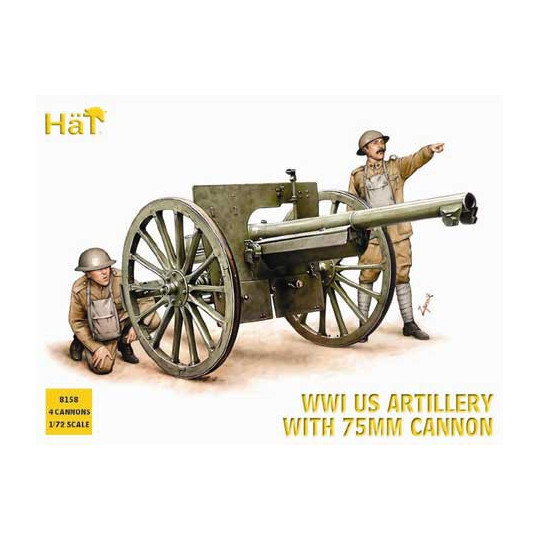 Canon US figurine wwi 75mm1/72 | Scientific-MHD