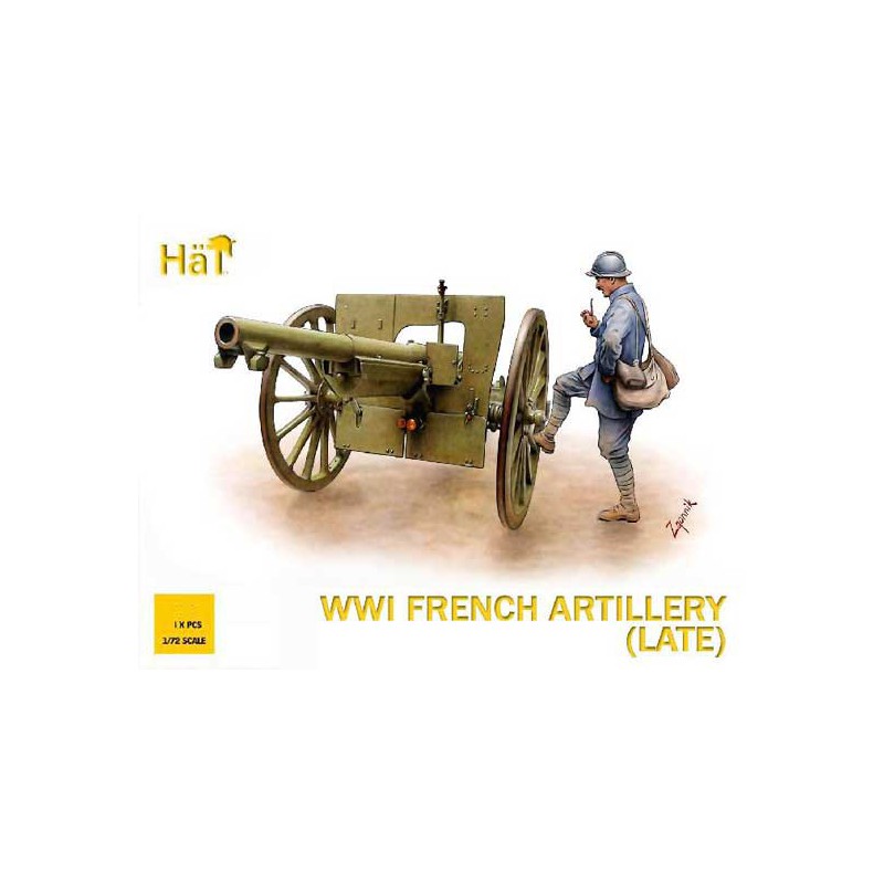French canon figurine 75mmwwi 1/72 | Scientific-MHD