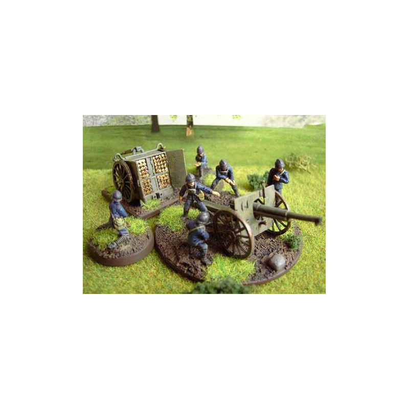 French canon figurine 75mmwwi 1/72 | Scientific-MHD
