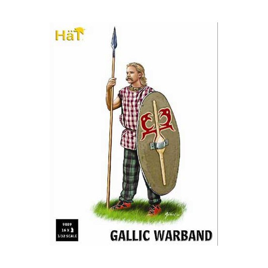 Gallic 1/32 war band figurine | Scientific-MHD