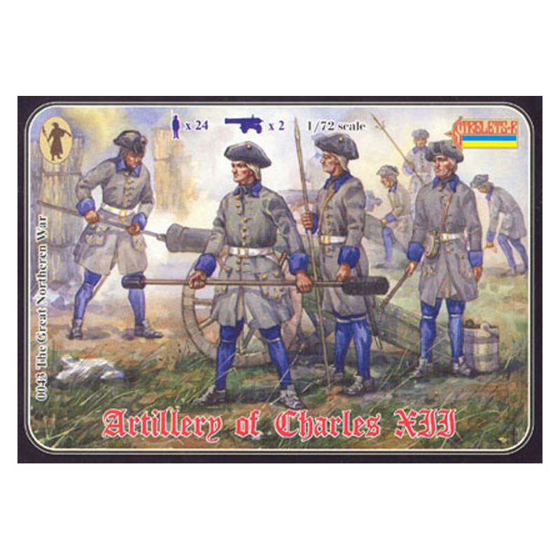 Charles XII artillery figurine | Scientific-MHD