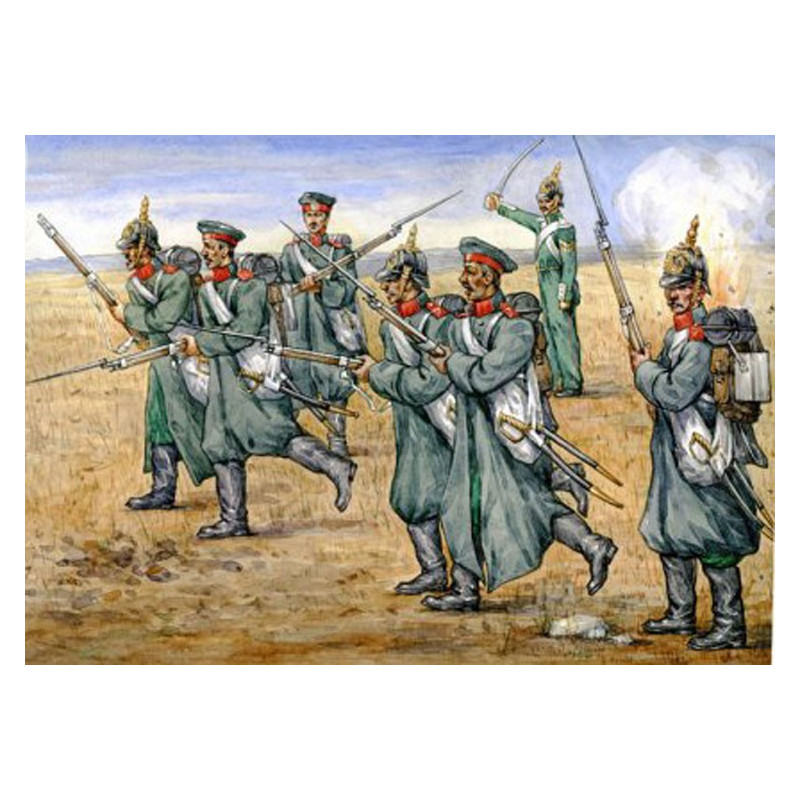 Russian infantry line figurine | Scientific-MHD