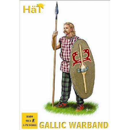 Gallic 1/72 war band figurine | Scientific-MHD