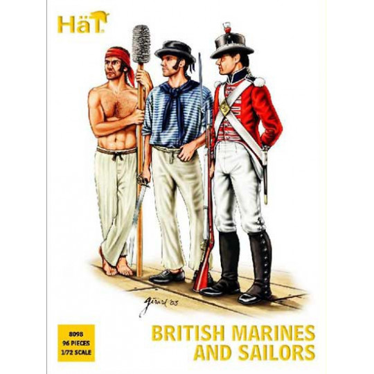 Brit cannoners figurine. (96fig) 1/72 | Scientific-MHD
