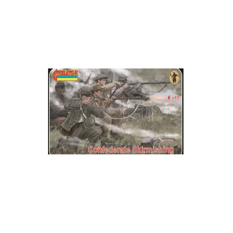 SKIRMISHING CONFEDERATE FIGURINE | Scientific-MHD