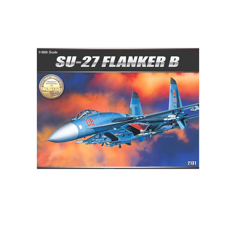 SUHKOI SU-27 plastic plane model 1/48 | Scientific-MHD