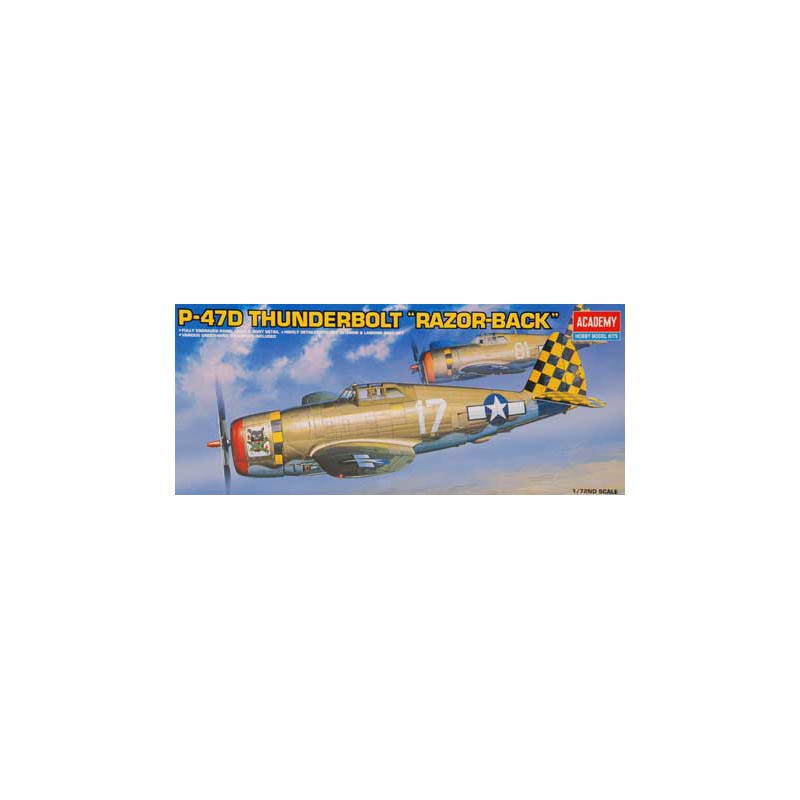 P-47D Razorbak 1/72 plastic plane model | Scientific-MHD