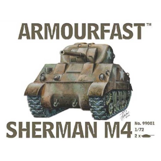 Sherman M4 Tank plastic tank model (2pcs) 1/72 Sherman M4 Tank plastic tank model (2pcs) 1/72 | Scientific-MHD