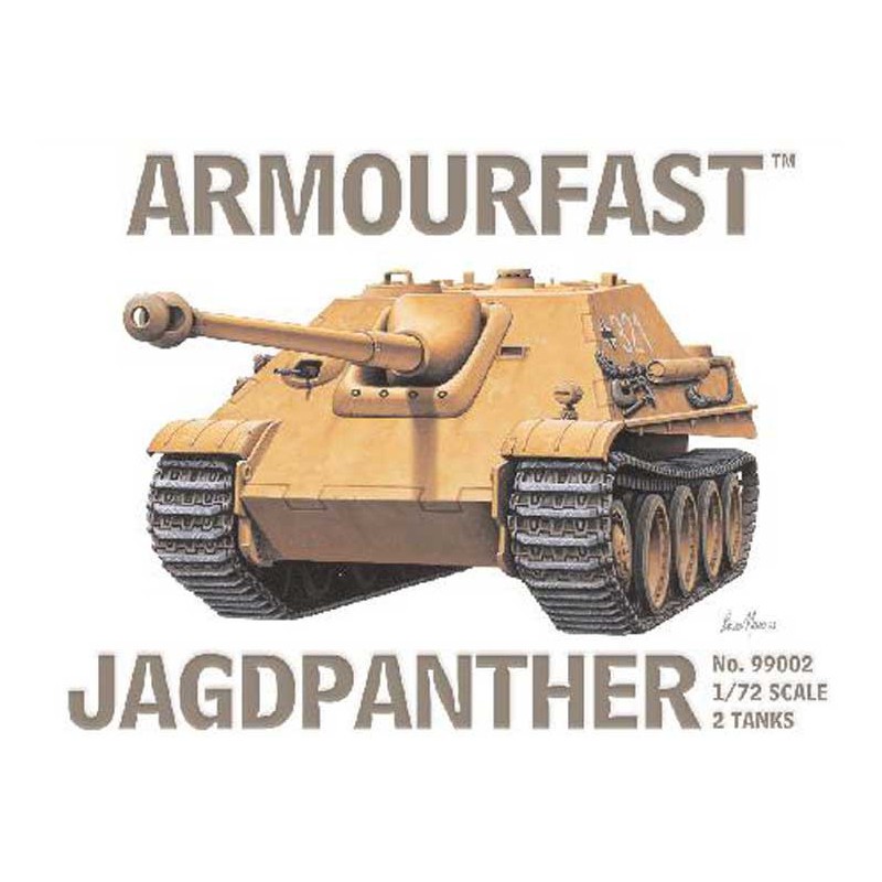 Jagdpanther tank plastic tank model (2pcs) 1/72 | Scientific-MHD