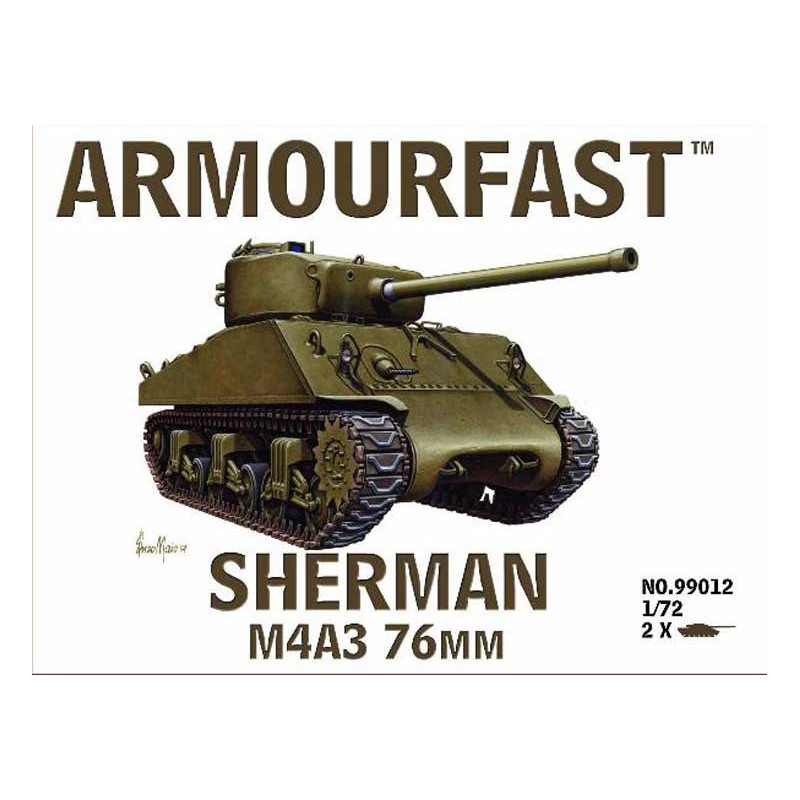 Sherman M4 A3 76 mm (2p) 1/72 plastic tank model | Scientific-MHD