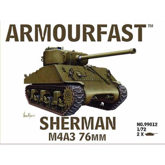 Sherman M4 A3 76 mm (2p) 1/72 plastic tank model Sherman M4 A3 76 mm (2p) 1/72 plastic tank model | Scientific-MHD