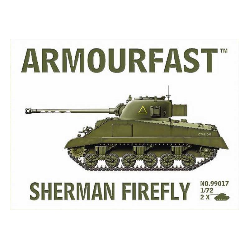 Sherman Firefly plastic tank model (2pcs) 1/72 | Scientific-MHD