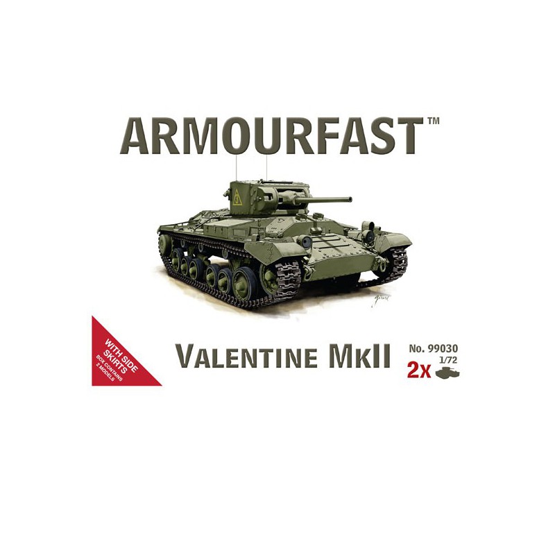 Valentine MKII 1/72 plastic tank model | Scientific-MHD