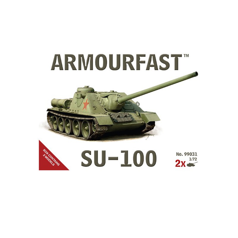 SU-100 1/72 plastic tank model | Scientific-MHD