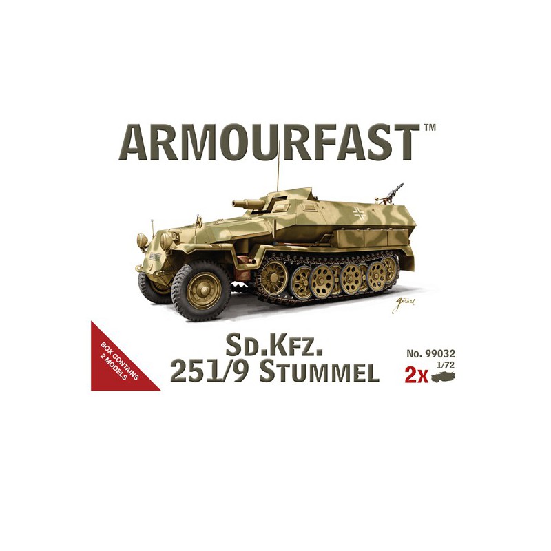 SD.KFZ plastic tank model. 251/9 Stammel 1/72 | Scientific-MHD