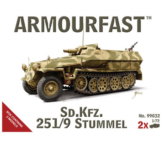 SD.KFZ plastic tank model. 251/9 Stammel 1/72 SD.KFZ plastic tank model. 251/9 Stammel 1/72 | Scientific-MHD