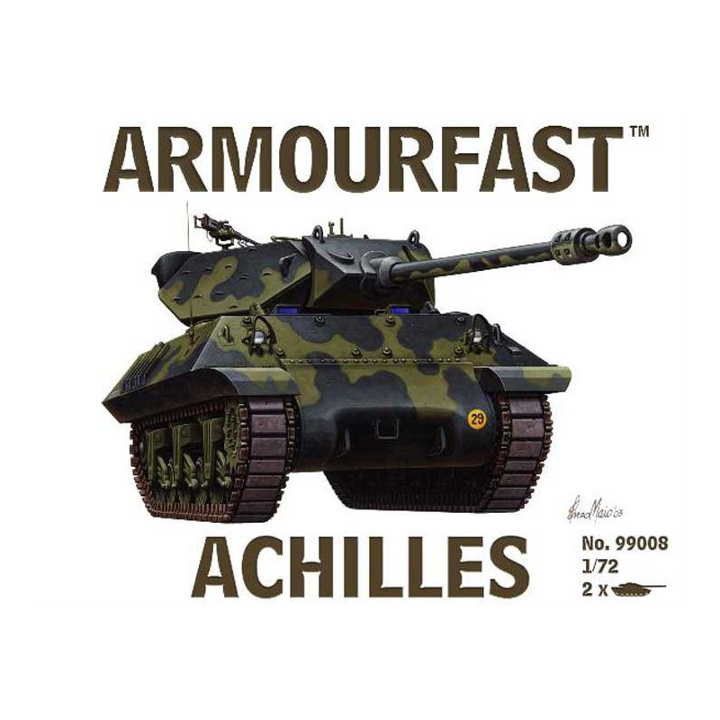 Tank Achilles plastic tank model (2pcs) 1/72 | Scientific-MHD