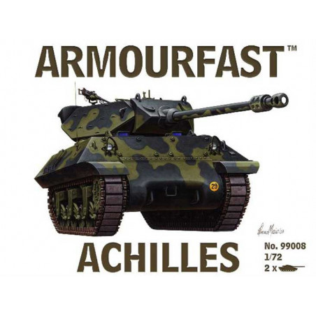 Tank Achilles plastic tank model (2pcs) 1/72 | Scientific-MHD