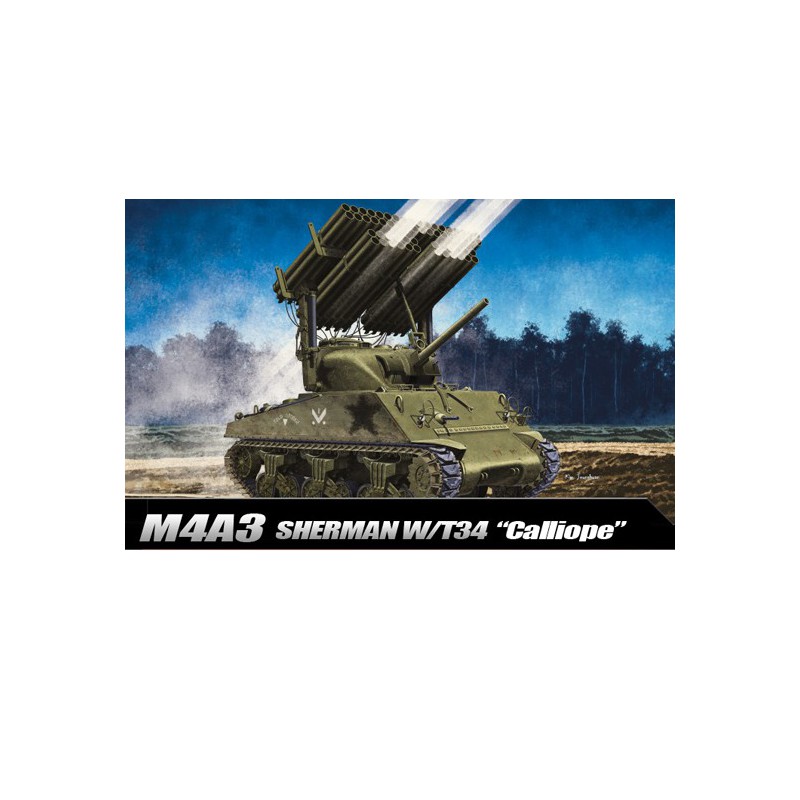 M4A3 Sherman Calliope 1/35 plastic tank model | Scientific-MHD