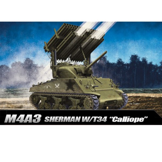 M4A3 Sherman Calliope 1/35 plastic tank model M4A3 Sherman Calliope 1/35 plastic tank model | Scientific-MHD