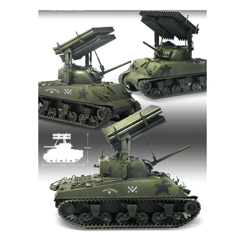 M4A3 Sherman Calliope 1/35 plastic tank model | Scientific-MHD