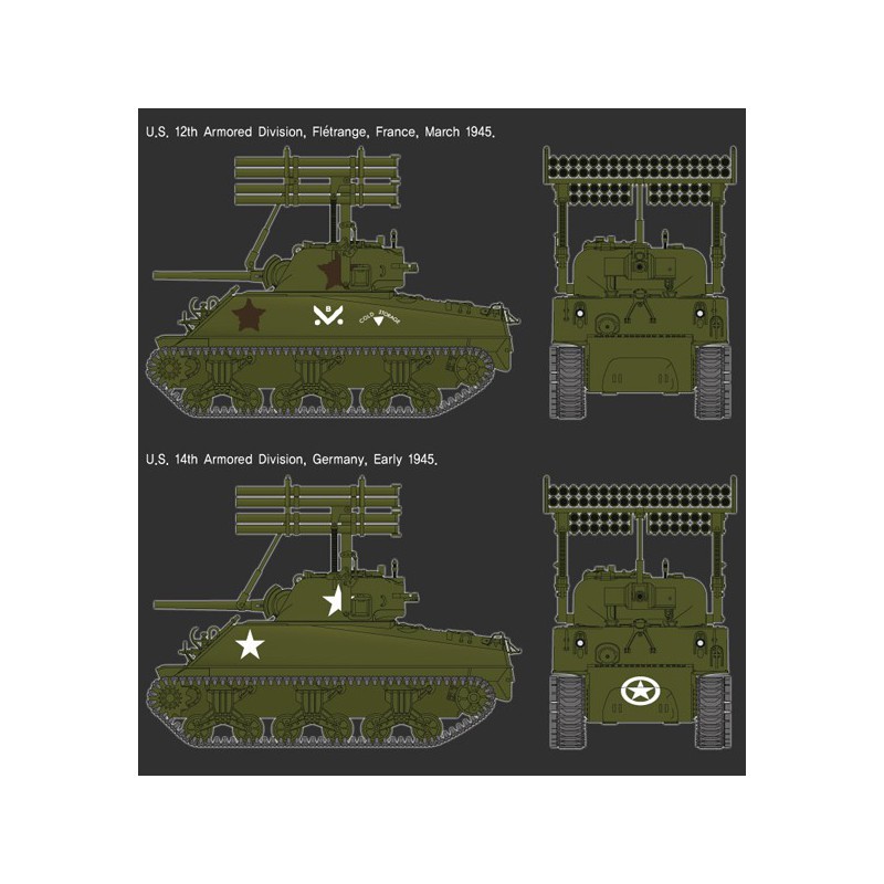M4A3 Sherman Calliope 1/35 plastic tank model | Scientific-MHD