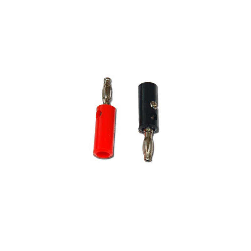 Charger for accusation for radio controlled device Red banana + black (1 pair) | Scientific-MHD
