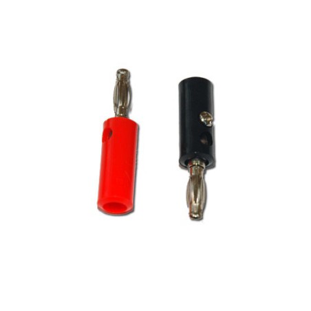 Charger for accusation for radio controlled device Red banana + black (1 pair) | Scientific-MHD Charger for accusation for radio controlled device Red banana + black (1 pair) | Scientific-MHD