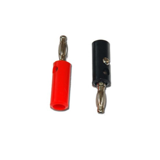 Charger for accusation for radio controlled device Red banana + black (1 pair) | Scientific-MHD