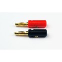 Charger for accusation for radio controlled device Red banana + black gold (1 pair) | Scientific-MHD Charger for accusation for radio controlled device Red banana + black gold (1 pair) | Scientific-MHD