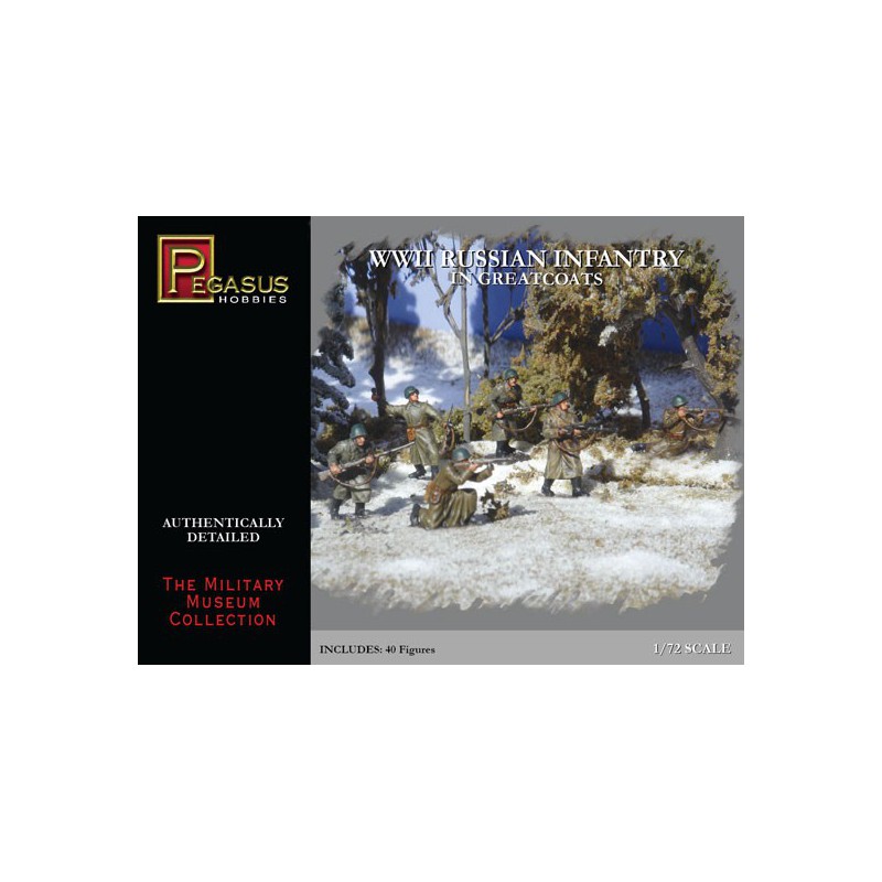 Russian infantry figurine in 1/72 Greatcoats | Scientific-MHD