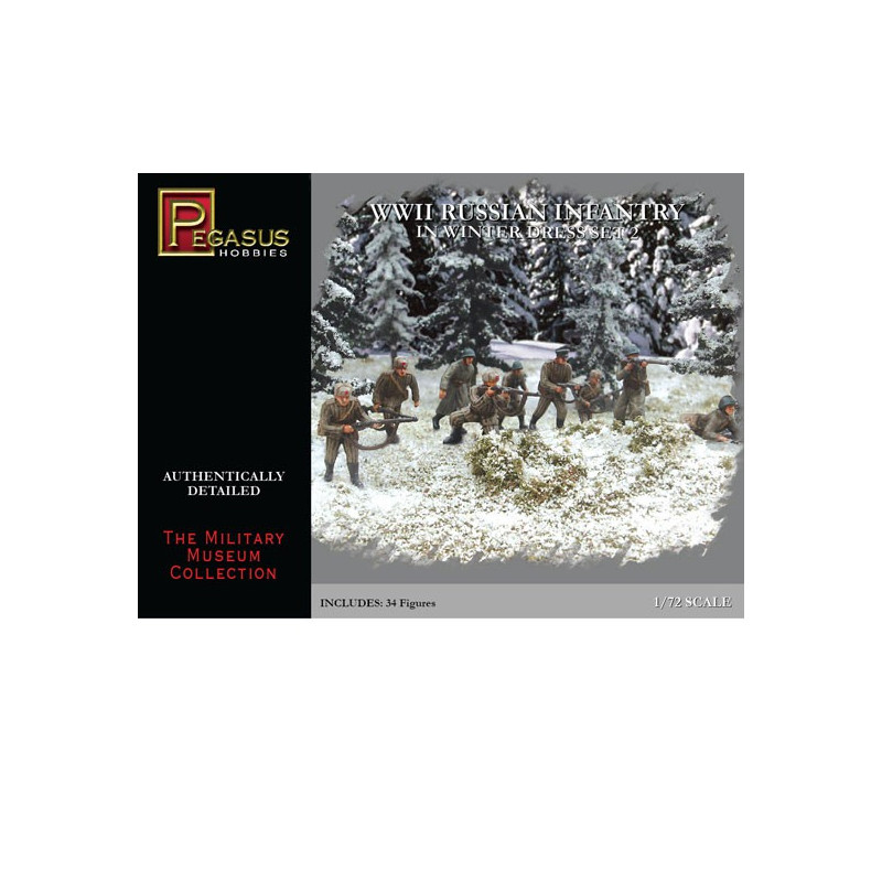 Russian infantry figurine 1/72 winter clothes | Scientific-MHD