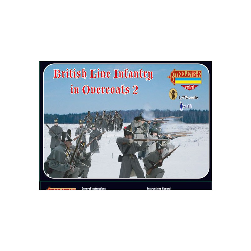 Brit infantry figurine. Overcoats 2 1/72 | Scientific-MHD