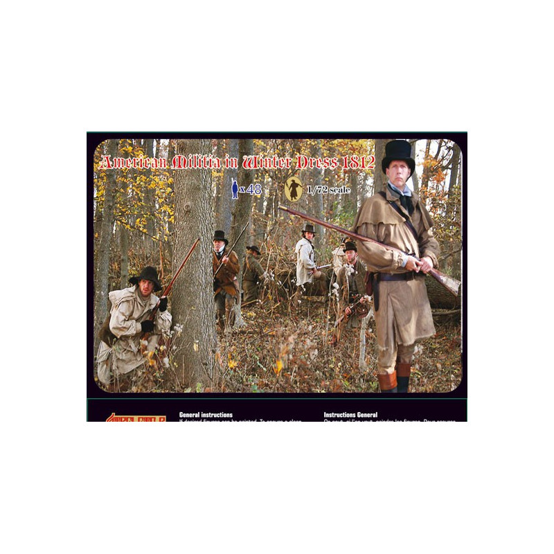 American militia figurine winter 1812 1/72 | Scientific-MHD