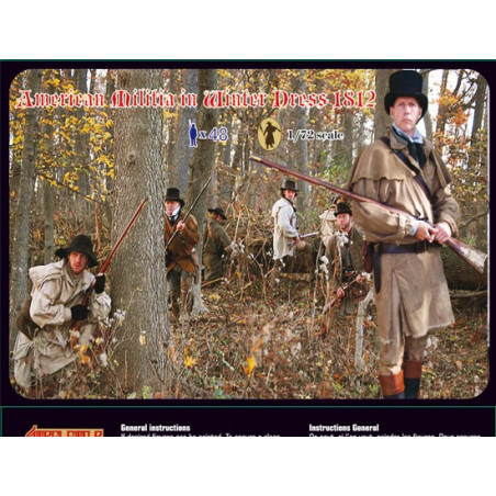 American militia figurine winter 1812 1/72 | Scientific-MHD