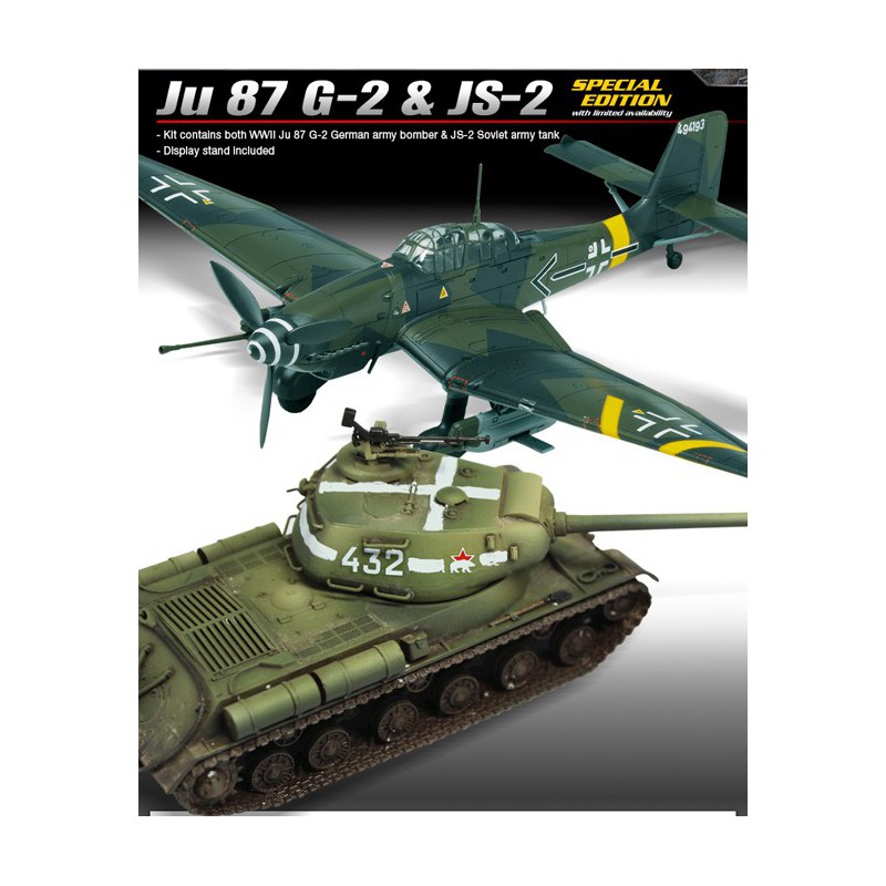 Plastic plane model Ju 87b-2 + JS-2 1/72 | Scientific-MHD