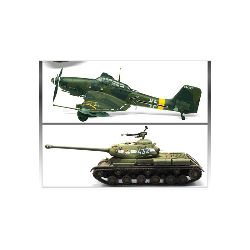 Plastic plane model Ju 87b-2 + JS-2 1/72 | Scientific-MHD