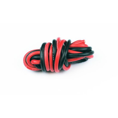 Charger for accusation for radio -controlled device silicone wire AWG12 3.58mm2 red+black length 1m | Scientific-MHD Charger for accusation for radio -controlled device silicone wire AWG12 3.58mm2 red+black length 1m | Scientific-MHD